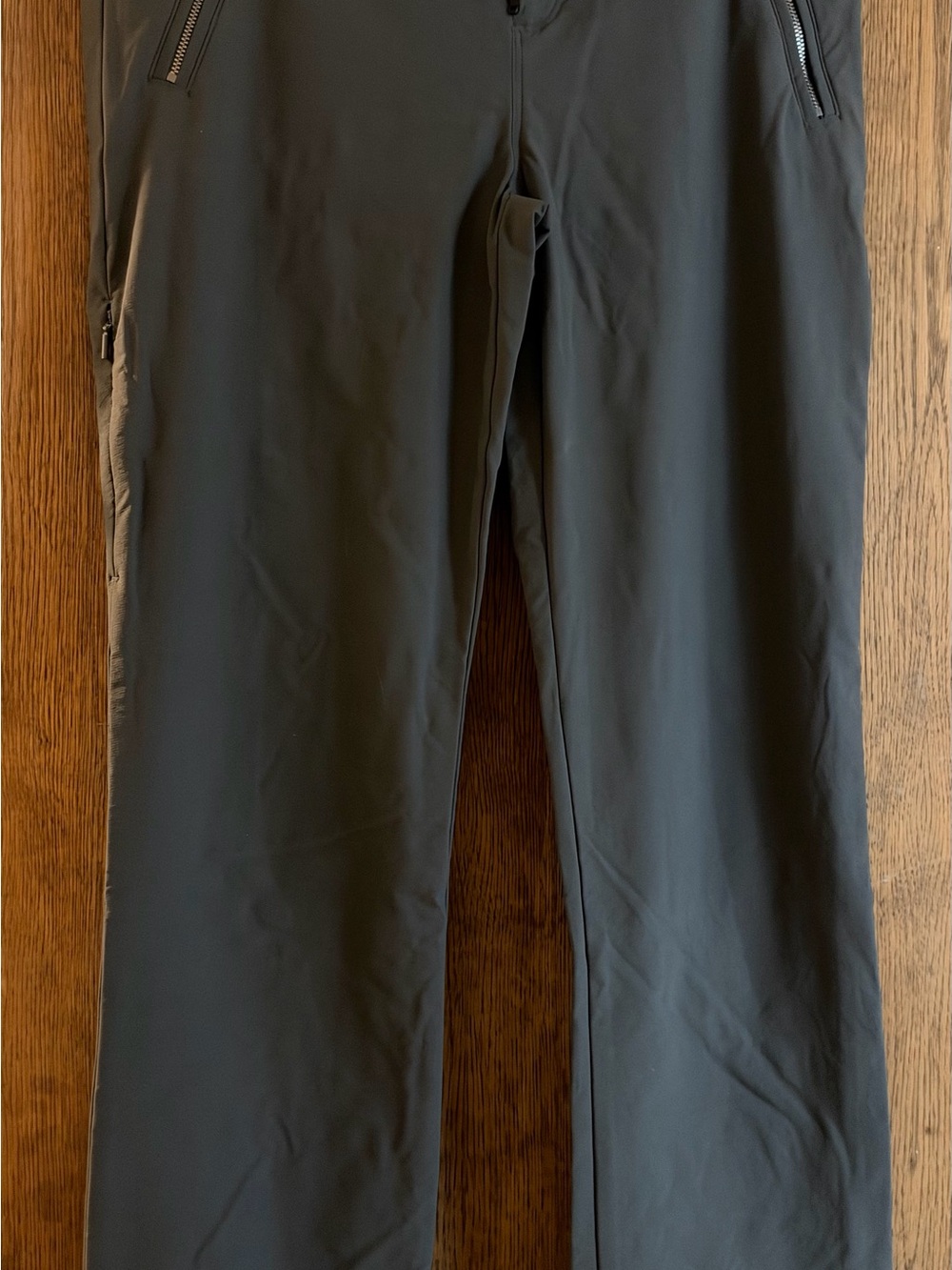 Athleta Straight-Leg Pants in Charcoal